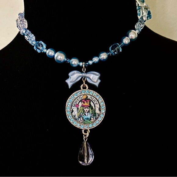 Tarina Tarantino Queen Alice Blue Swarovski Crystal...